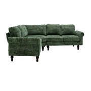 Emerald fabric accent sectional sofa by La Spezia additional picture 5