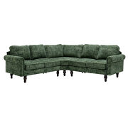 Emerald fabric accent sectional sofa by La Spezia additional picture 10