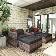 5 pieces wicker coversation sofa set by La Spezia additional picture 11