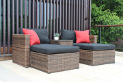 5 pieces wicker coversation sofa set by La Spezia additional picture 16