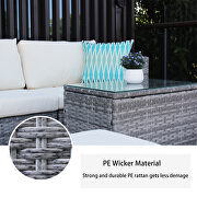 5 pieces outdoor patio wicker sofa set additional photo 2 of 7