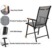 4-pack patio folding chairs portable for outdoor camping, beach by La Spezia additional picture 4