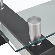 Rectangle black glass coffee table by La Spezia additional picture 8