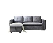 Gray reversible sectional sofa by La Spezia additional picture 16