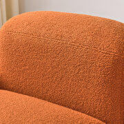 Orange teddy fabric l-shape modular sectional sofa by La Spezia additional picture 10