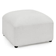 Ivory loop yarn l-shape modular sectional sofa by La Spezia additional picture 5