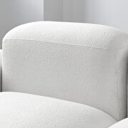 Ivory loop yarn l-shape modular sectional sofa by La Spezia additional picture 8