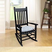 Wooden porch rocker chair black by La Spezia additional picture 3