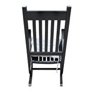 Wooden porch rocker chair black by La Spezia additional picture 5
