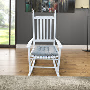 Wooden porch rocker chair white by La Spezia additional picture 2