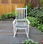 Wooden porch rocker chair white by La Spezia additional picture 8