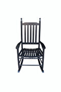 Wooden porch rocker chair black by La Spezia additional picture 6