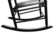 Wooden porch rocker chair black by La Spezia additional picture 7