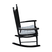 Wooden porch rocker chair black by La Spezia additional picture 9