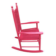 Wooden porch rocker chair red by La Spezia additional picture 12