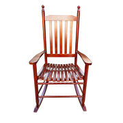 Wooden porch rocker chair brown by La Spezia additional picture 4