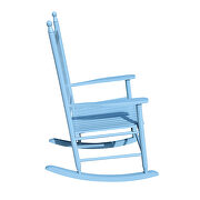 Wooden porch rocker chair blue by La Spezia additional picture 12