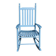 Wooden porch rocker chair blue by La Spezia additional picture 8