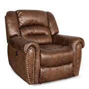 Nut brown microfiber electric recliner chair w/usb port by La Spezia additional picture 7