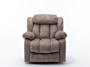 Camel corduroy electric massage lift recliner with heating and vibration function by La Spezia additional picture 2