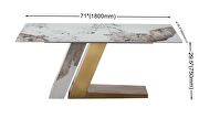 Fashion modern pandora sintered stone dining table by La Spezia additional picture 11