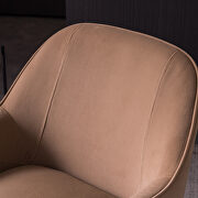 Modern soft velvet material coffee ergonomics accent chair by La Spezia additional picture 13