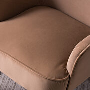 Modern soft velvet material coffee ergonomics accent chair by La Spezia additional picture 15