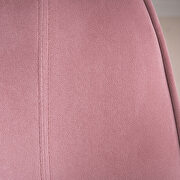 Modern new soft pink velvet material ergonomics accent chair additional photo 3 of 15