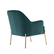 Modern new soft green velvet material ergonomics accent chair by La Spezia additional picture 8