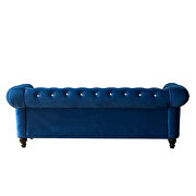 Blue velvet couch, chesterfield sofa by La Spezia additional picture 8