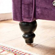 Purple velvet couch, chesterfield sofa by La Spezia additional picture 6
