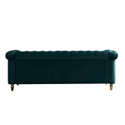 Chesterfield style green velvet tufted sofa by La Spezia additional picture 7