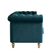 Chesterfield style green velvet tufted sofa by La Spezia additional picture 9