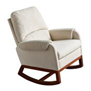 Modern comfortable velvet rocking chair for living room & reading room by La Spezia additional picture 2