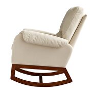 Modern comfortable velvet rocking chair for living room & reading room by La Spezia additional picture 3