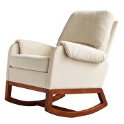 Modern comfortable velvet rocking chair for living room & reading room by La Spezia additional picture 5