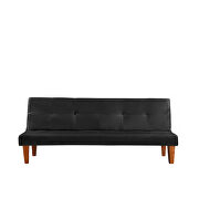 Pu leather sofa bed couch , convertible folding futon sofa bed additional photo 4 of 8