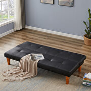 Pu leather sofa bed couch , convertible folding futon sofa bed by La Spezia additional picture 5