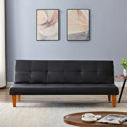 Pu leather sofa bed couch , convertible folding futon sofa bed by La Spezia additional picture 8