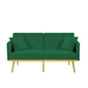 Green velvet sofa bed by La Spezia additional picture 4