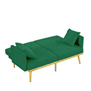 Green velvet sofa bed by La Spezia additional picture 6