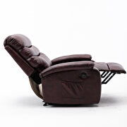 Red pu leatherand power lift recliner chair with heat and vibration sofa back additional photo 3 of 18