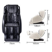 Sliding zero gravity massage chair black by La Spezia additional picture 3