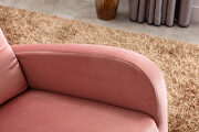 Pink velvet upholstered rocking chair by La Spezia additional picture 15