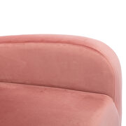 Pink velvet upholstered rocking chair by La Spezia additional picture 19