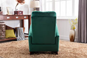 Green velvet upholstered rocking chair by La Spezia additional picture 12