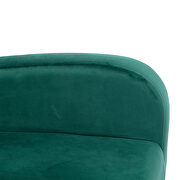 Green velvet upholstered rocking chair by La Spezia additional picture 13