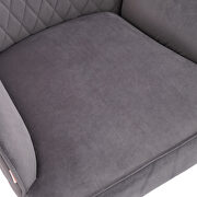 Modern gray soft velvet material accent chair by La Spezia additional picture 10