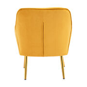 Modern yellow soft velvet material accent chair by La Spezia additional picture 6