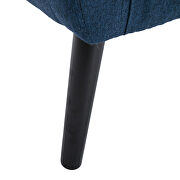 Modern blue soft velvet material ergonomics accent chair by La Spezia additional picture 6